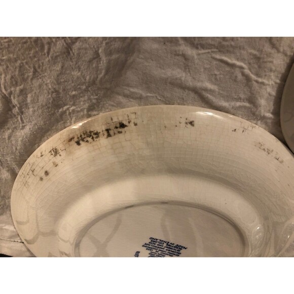 Enoch Wedgwood “countryside” service for one. Plate, bowl, saucer, cup - Picture 6 of 6